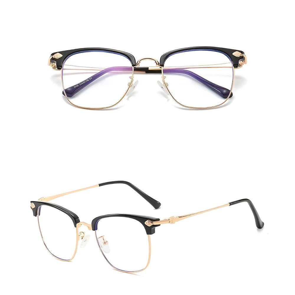 PACIEA Lesebrille Herren Damen Anti Blaulicht Metall Computer Gaming Schutz