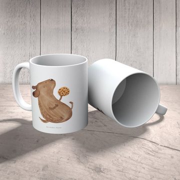 Mr. & Mrs. Panda Tasse Hund Keks - Weiß - Geschenk, Tasse Sprüche, Hundebesitzer, Teebecher, Keramik, Herzberührende Designs