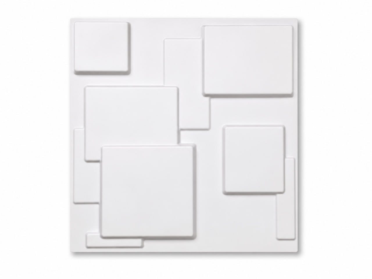 JVmoebel 3D Wandpaneel Modern Wandverkleidung Geometrisch Welle Muster Deko Sofort, BxL: 50x50 cm, 0,50 qm, (100-tlg) Moderner 3D-Effekt и fühlbare Struktur – Bild 2 von 5
