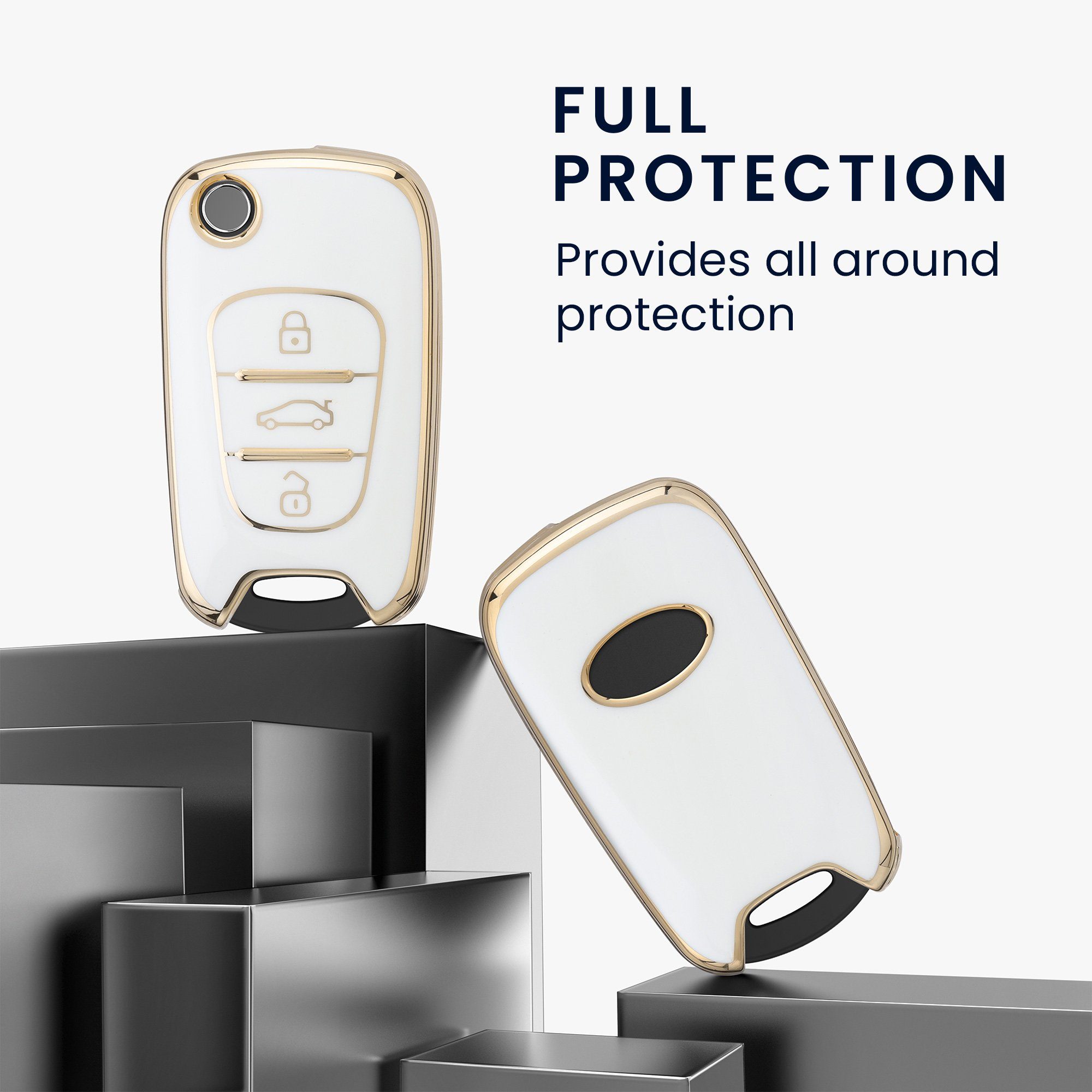 kwmobile Schlüsseltasche Autoschlüssel Hülle für Hyundai (1-tlg), Schlüssel günstig online kaufen