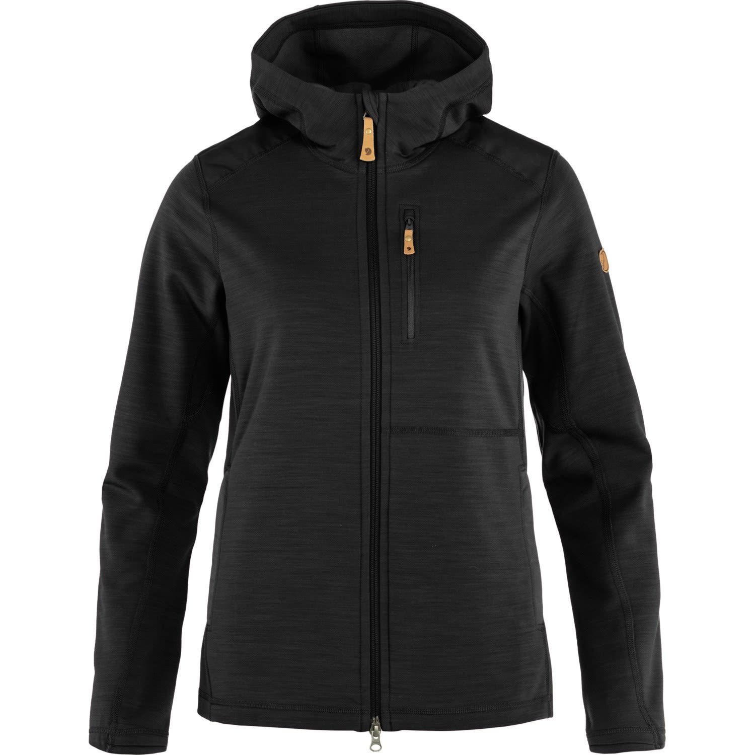 Black Fleecejacke Ski- Fleece Damen W Fjällräven Fjällräven Keb Hoodie &