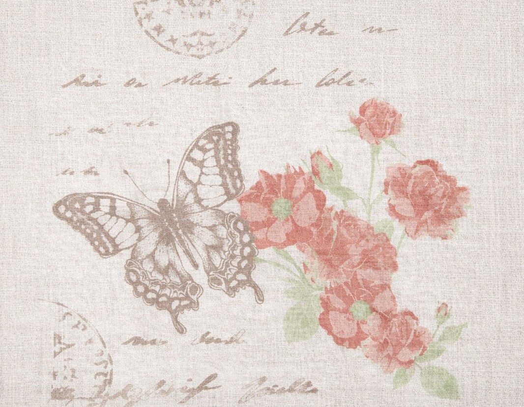 WILLKOMMEN ZUHAUSE by ALBANI GROUP Raffrollo, mit Stangendurchzug