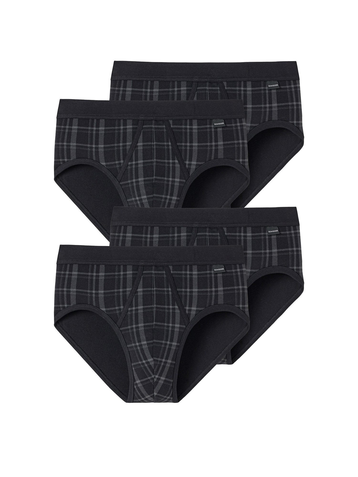 Ropa Interior Algodón 100% Hombre Schiesser Original Classics Sportslip Cierre Para Hombre Slip Deportivo Schiesser