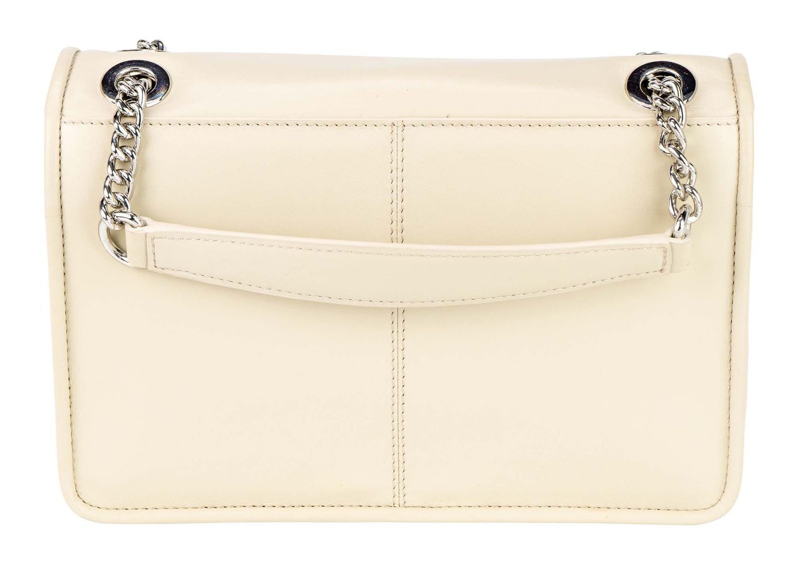 Marc Picard Schultertasche Shoulder Bag with Metal Strap, aus echtem Rindsleder