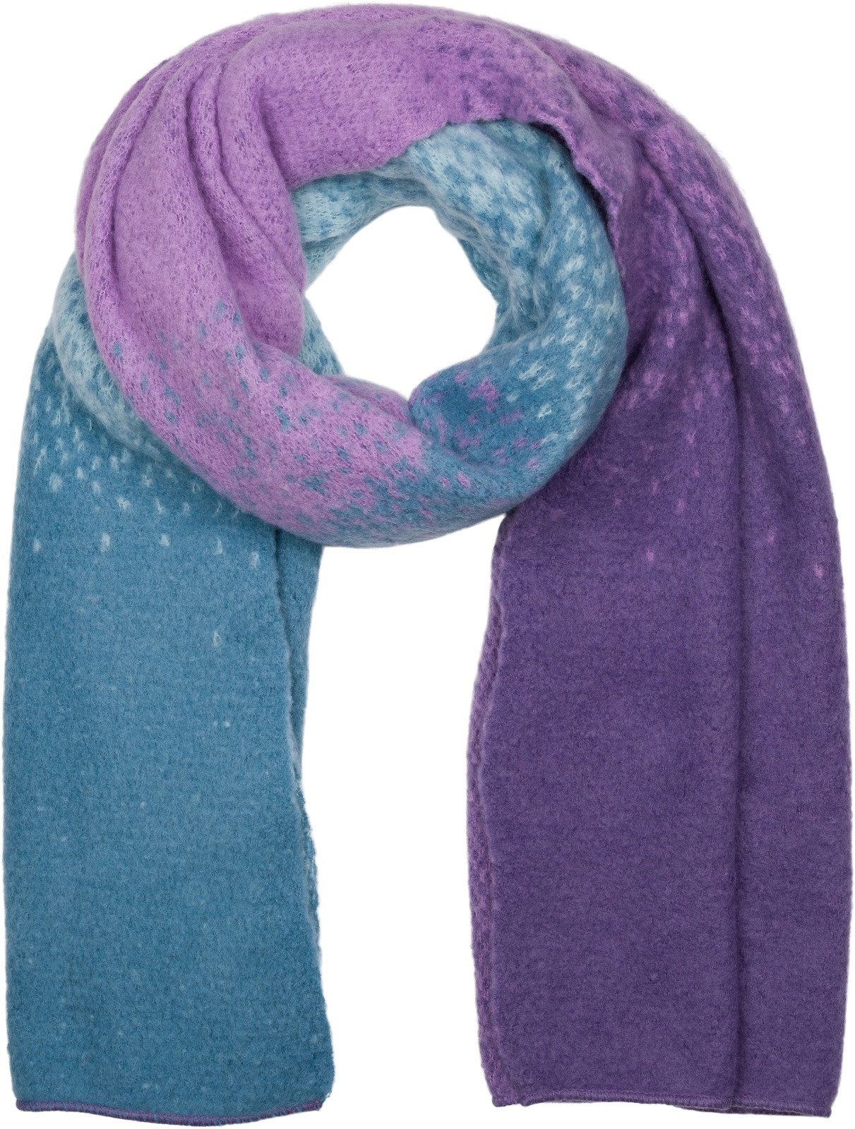 styleBREAKER XXL-Schal Web-Schal mit Pixel-Farbverlauf, (1-St)