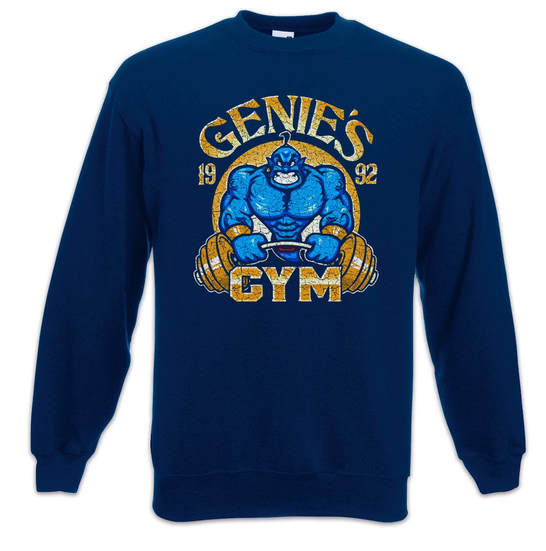 Sweatshirt Genie's Gym Sweatshirt No Pain Gain Power Djinn Aladdin Train Body