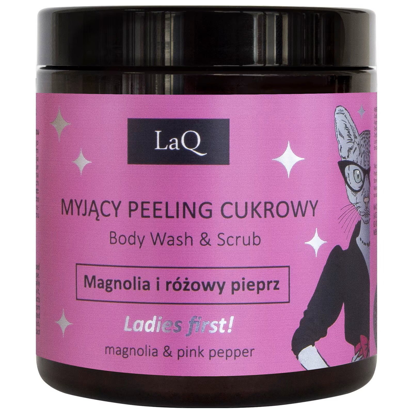 Laq Körperpeeling LaQ Kicia Natural Body Scrub Magnolie & Rosa Pfeffer 200ml