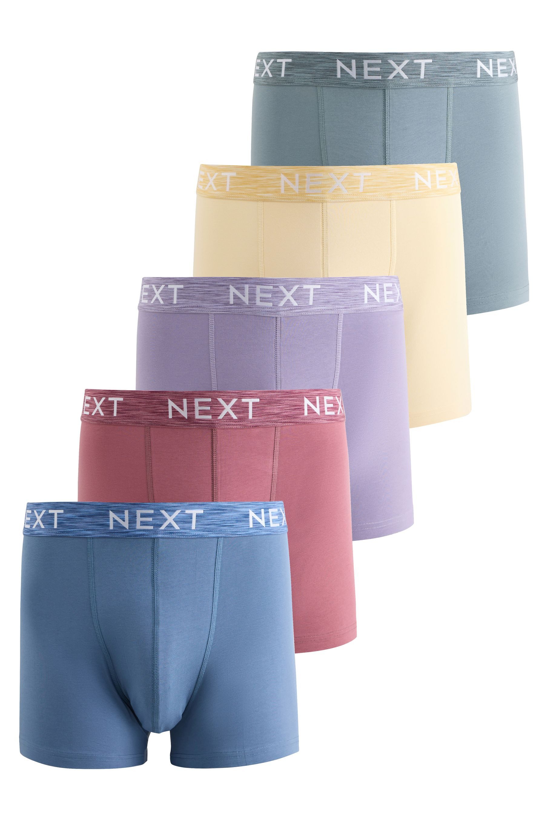 Trunk Boxershorts mit hohem Baumwollanteil, 5er-Pack
