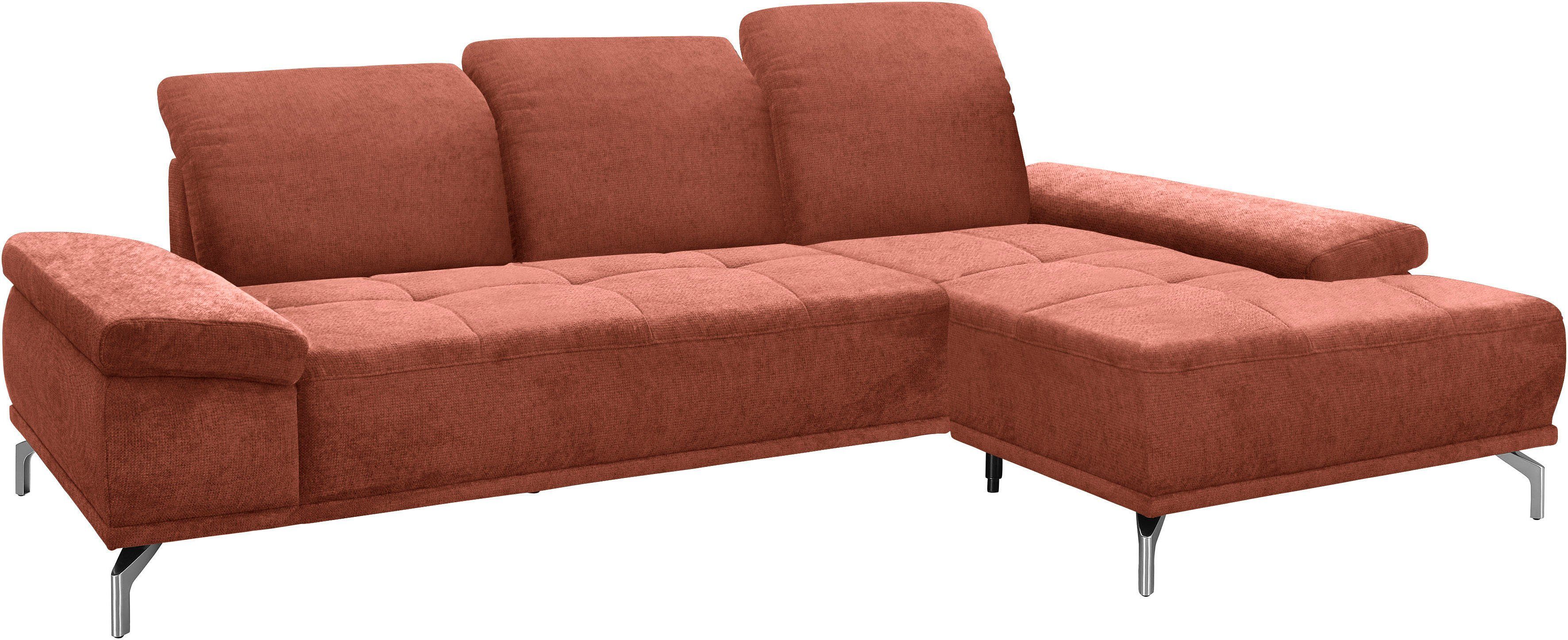 Places of Style Ecksofa "Caluna", Inkl.Sitztiefenverstellung, wahlweise mit günstig online kaufen