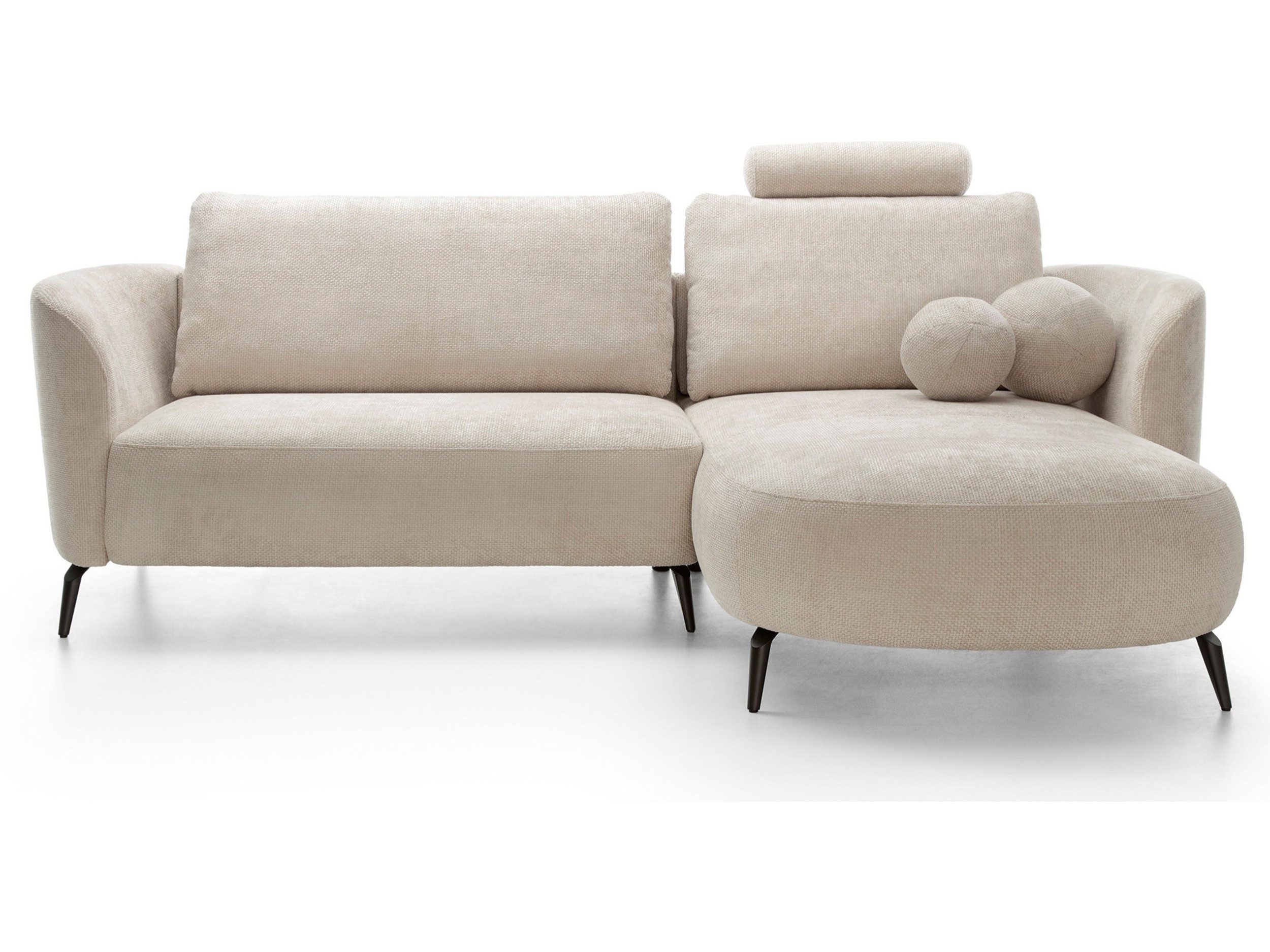 Goldstoff Ecksofa Zenit – L-Form Sofa günstig online kaufen
