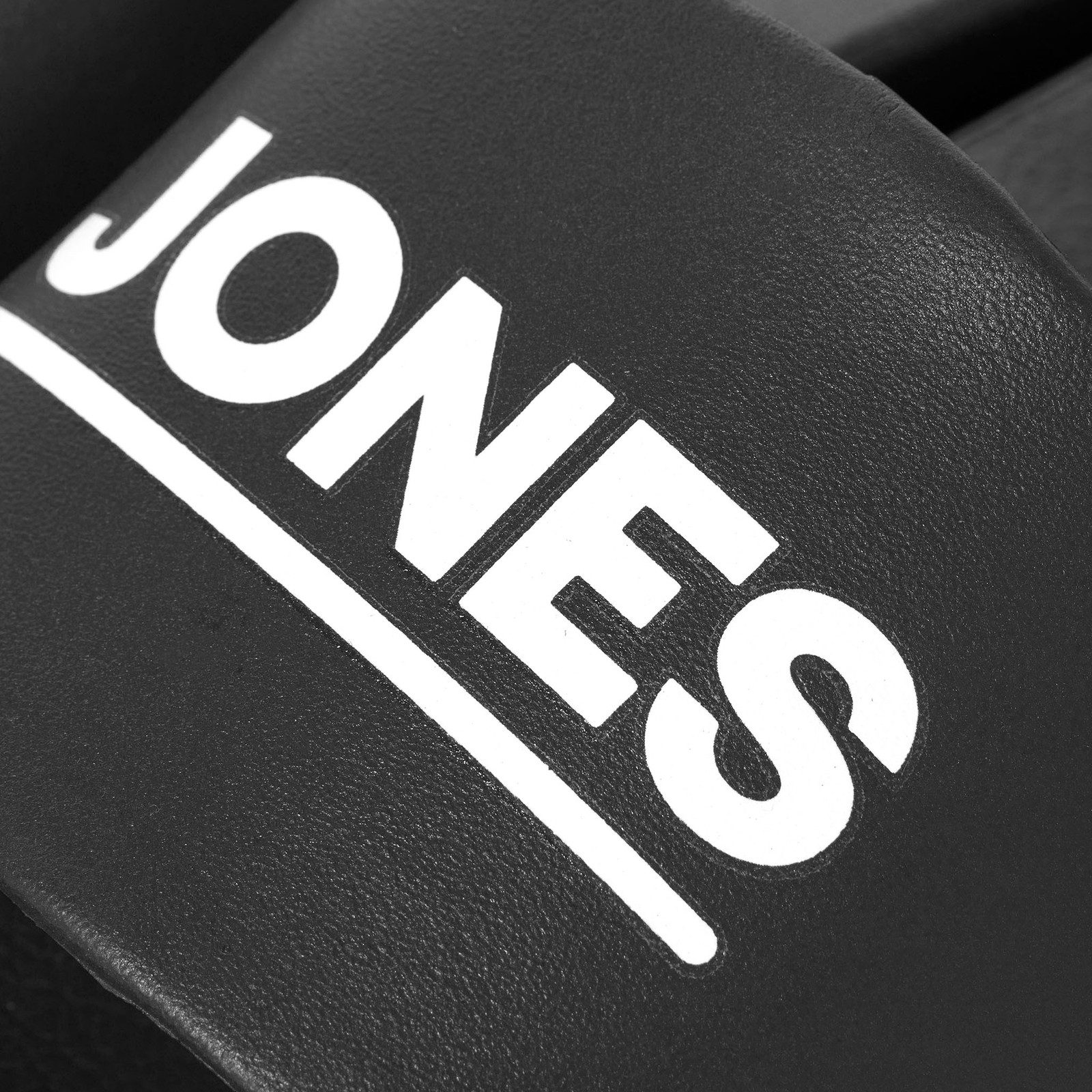 Jack & Jones JFWOLLIE Slider LN Badeschuh mit plakativem Markenschriftzug