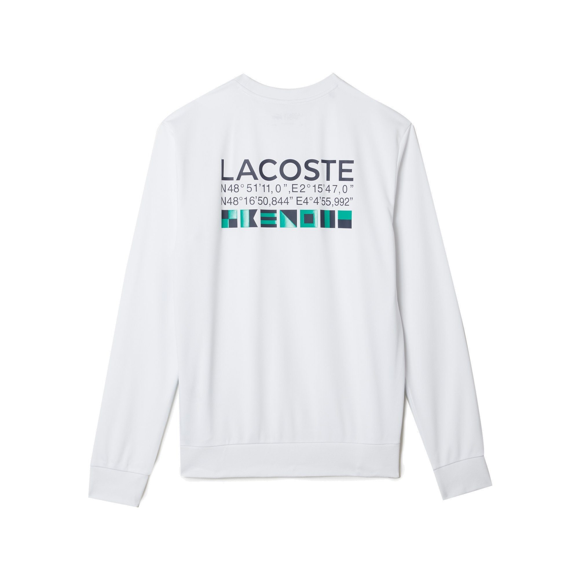(001) Lacoste Sweatshirt WHITE