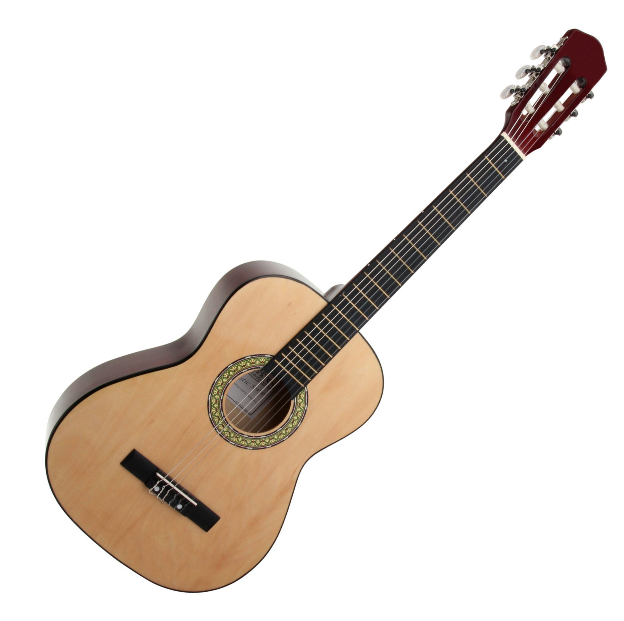 Classic Cantabile Konzertgitarre AS-851 Klassikgitarre, 7/8, Das perfekte Einsteigerinstrument!