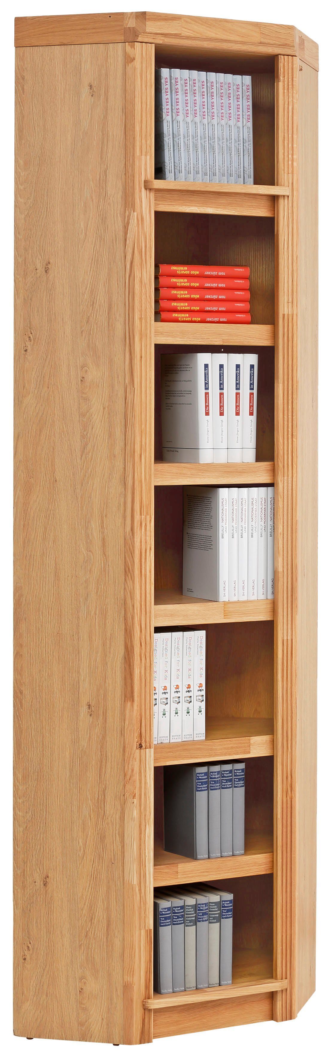 OTTO home Eckregal Soeren Eiche Regal Höhe 220 cm, FSC®-zertifiziert, passend für Regale Soeren mit einer Tiefe von 29 cm