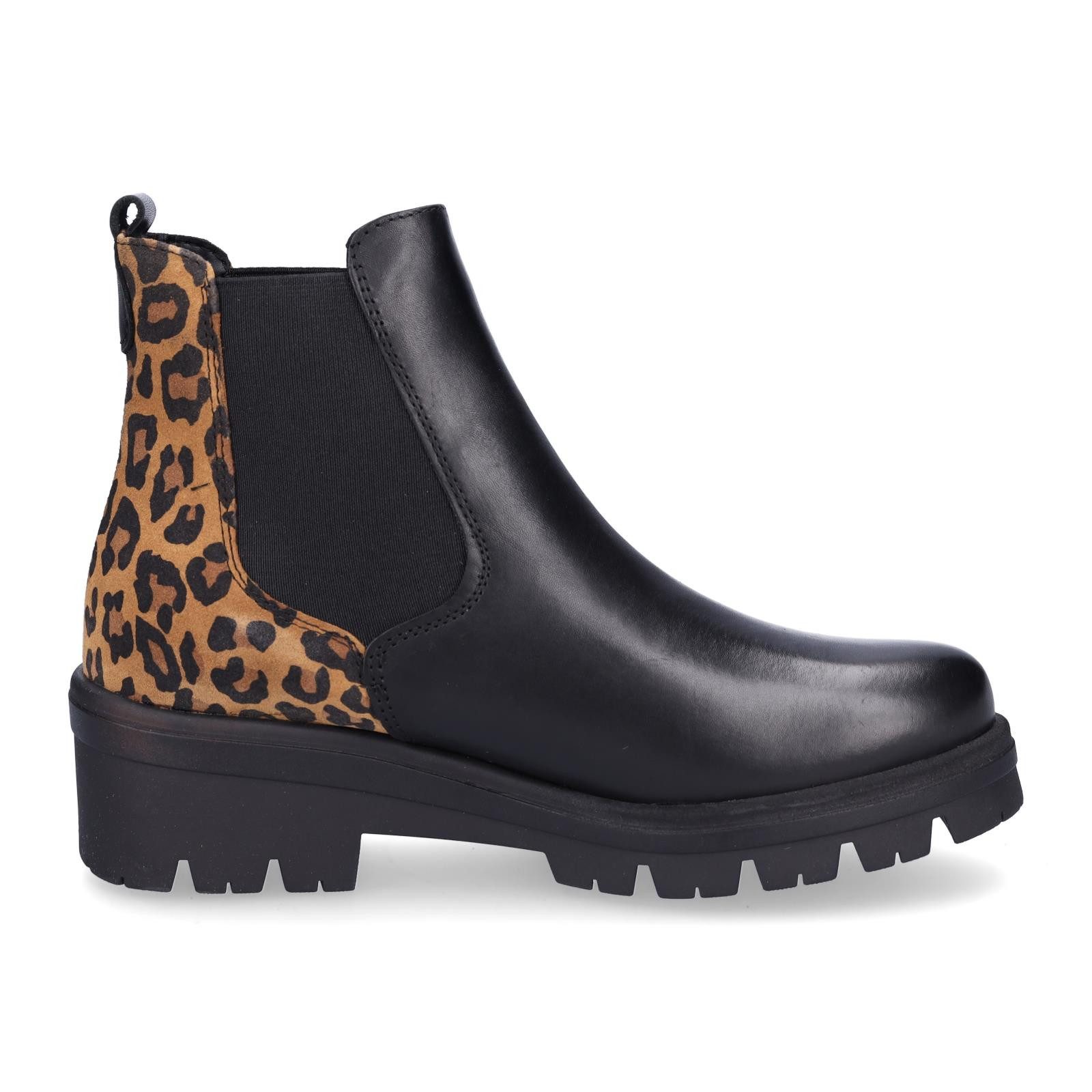 Tamaris Tamaris Damen Chelsea Boot schwarz Leo Chelseaboots