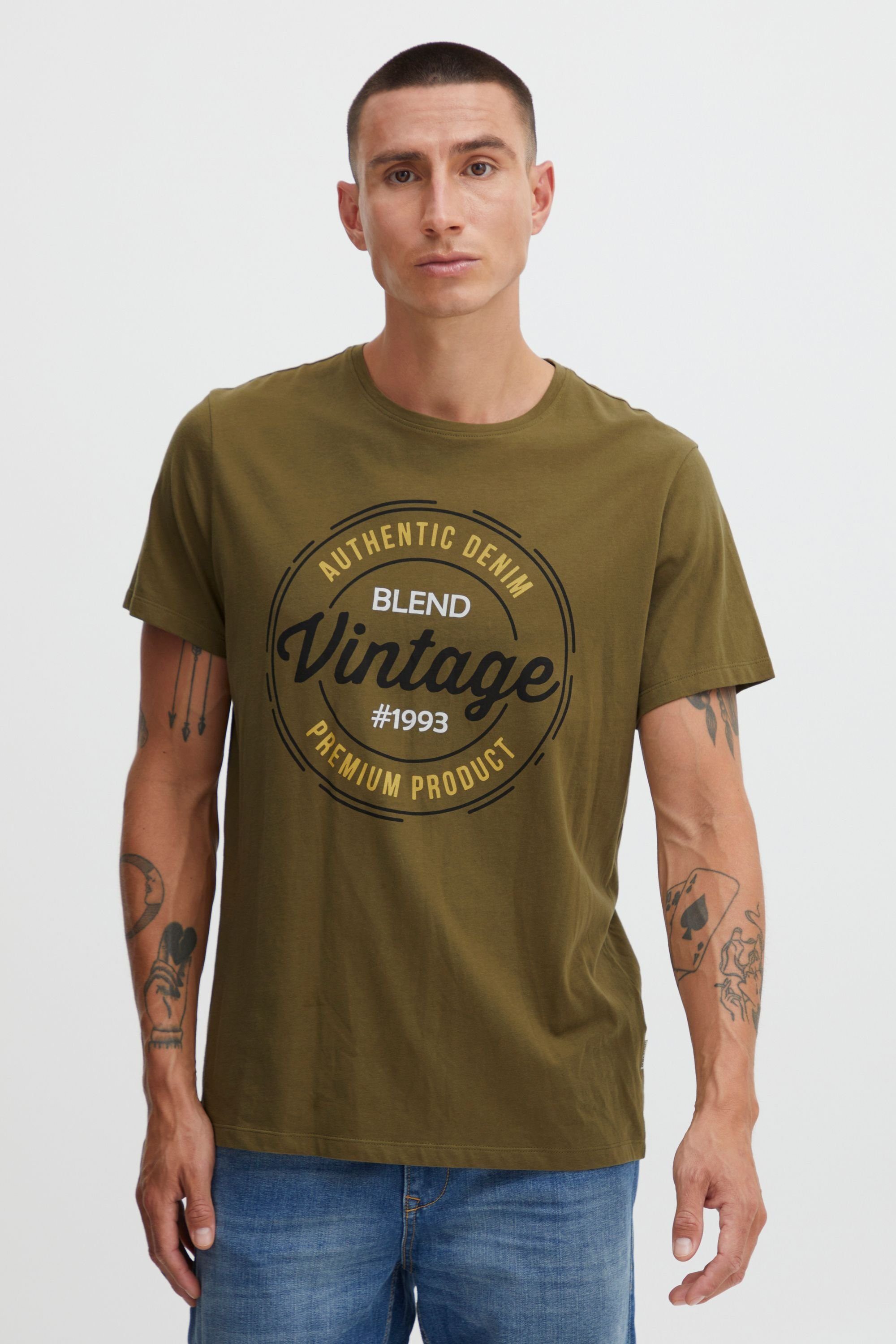 Blend BLEND Olive 20714811 T-Shirt Military Tee