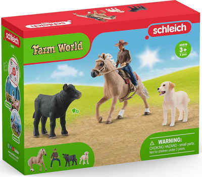 Schleich® Spielfigur »Farm World, Westernreiten (42578)«