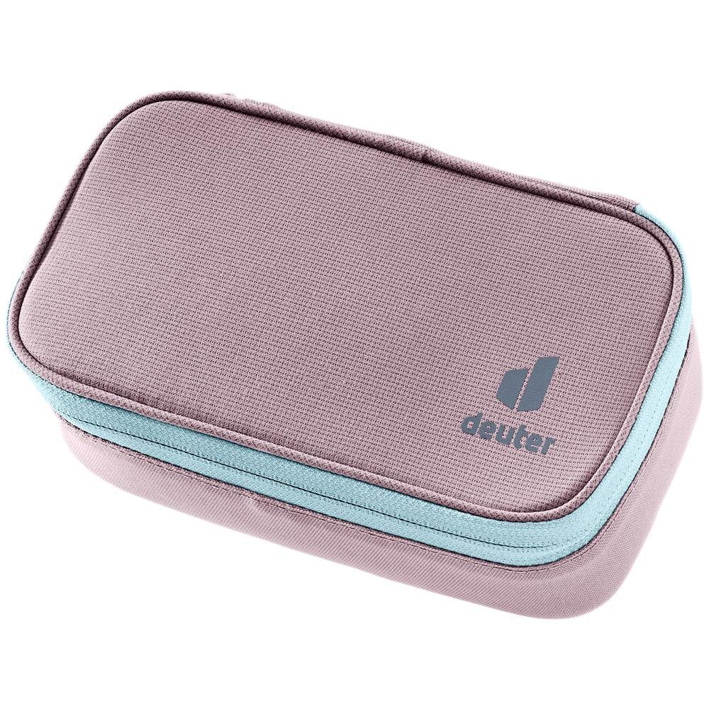 deuter Federmäppchen Pencil Case, grape-dusk, / Rosa Hellblau, Stifte, Geodreieck für