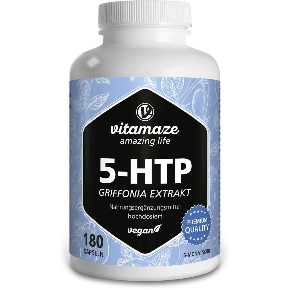 Vitamaze 5-HTP 200 mg Griffonia Extrakt hochdos.vegan Kaps. Kapseln, 180 St.