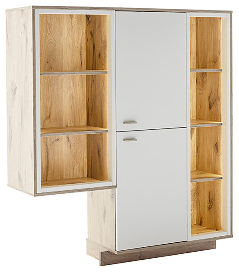 MCA furniture Highboard SANTERNO, nur in Verbindung mit Type 46310960! Breite 124 cm