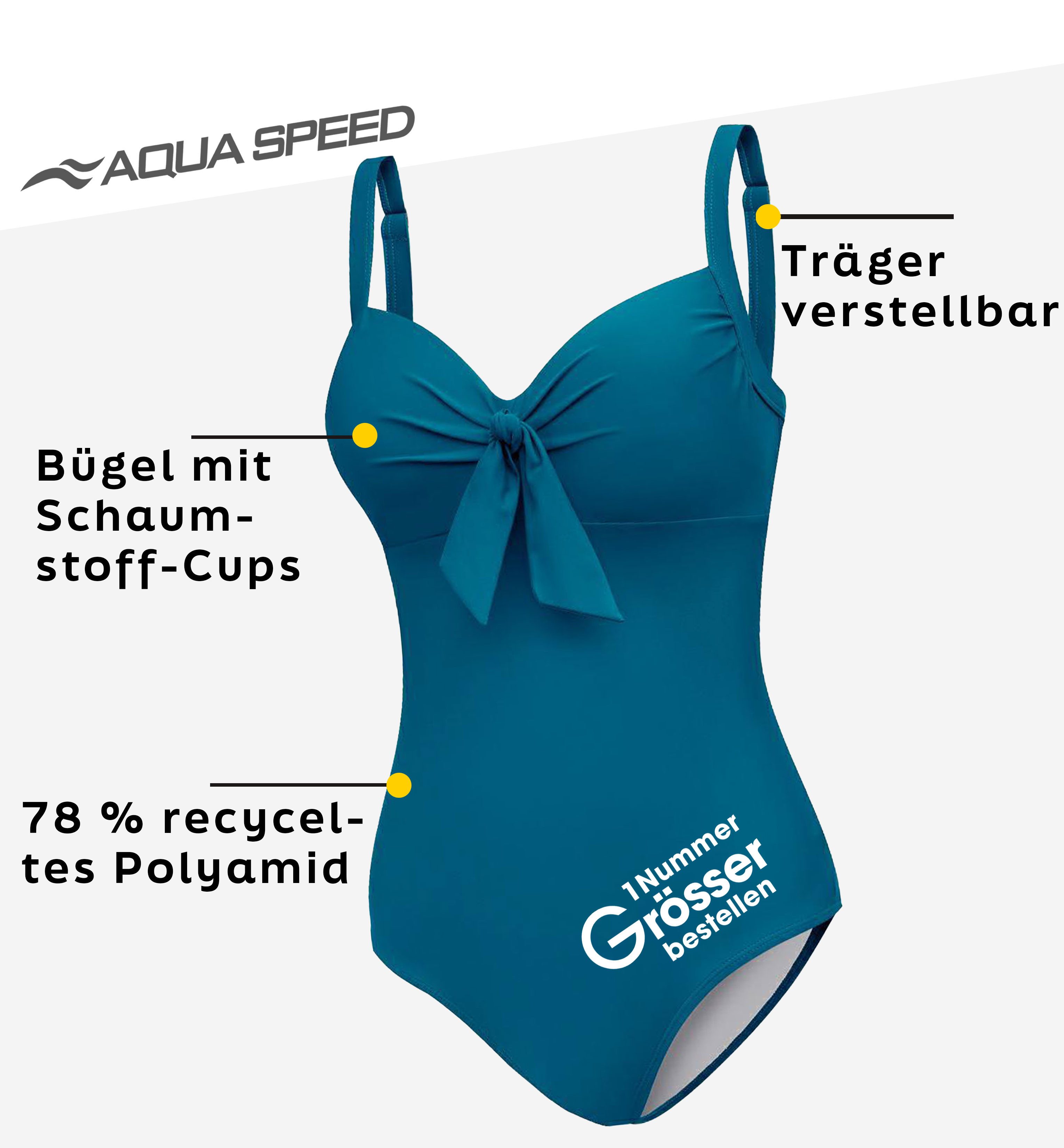Aqua Speed Badeanzug ELENA Badeanzug für SchwimmerInnen - sportlich & jugen günstig online kaufen