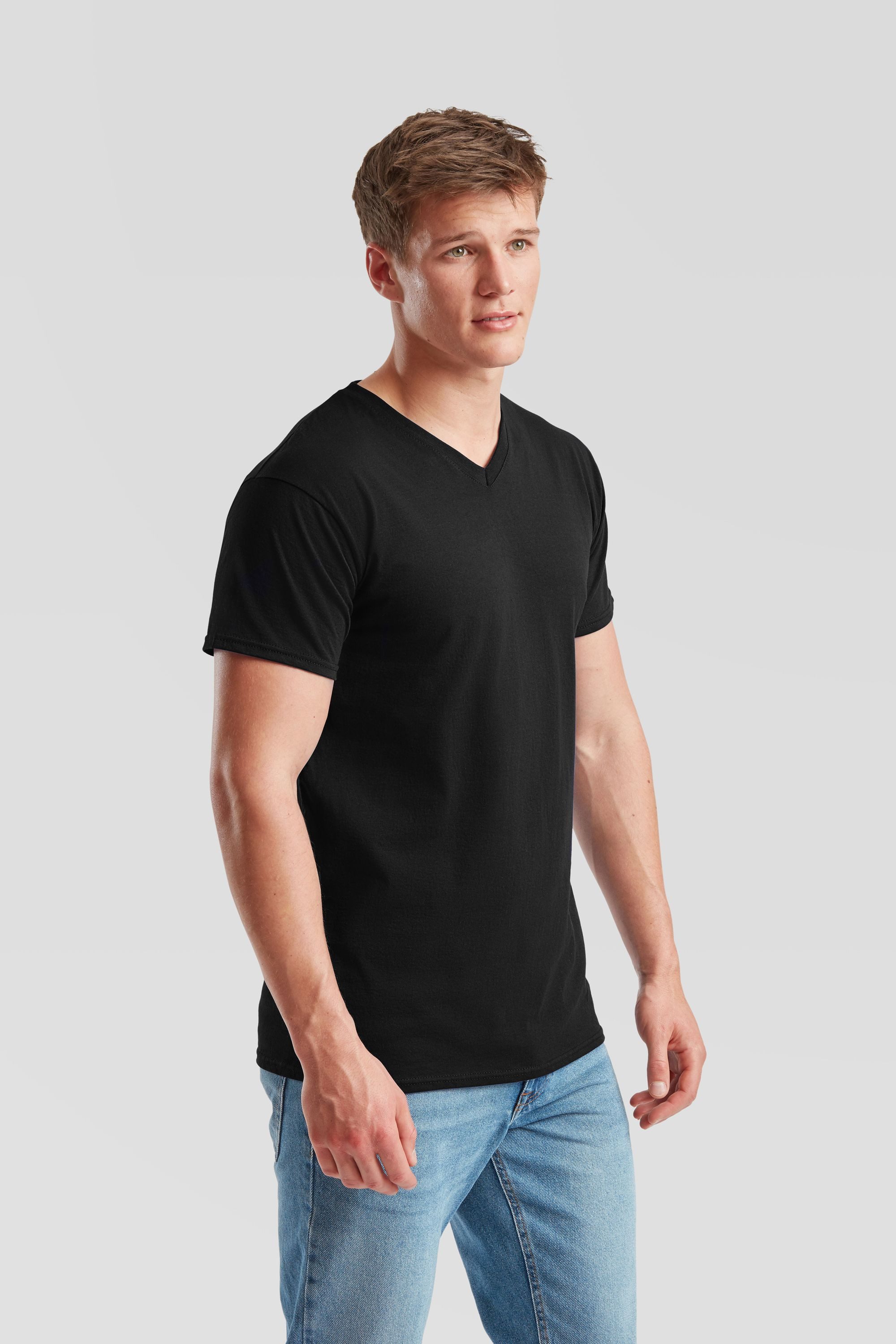 Fruit of the Loom V-Shirt Fruit of the Loom Valueweight V-Neck T – Bild 4 von 5