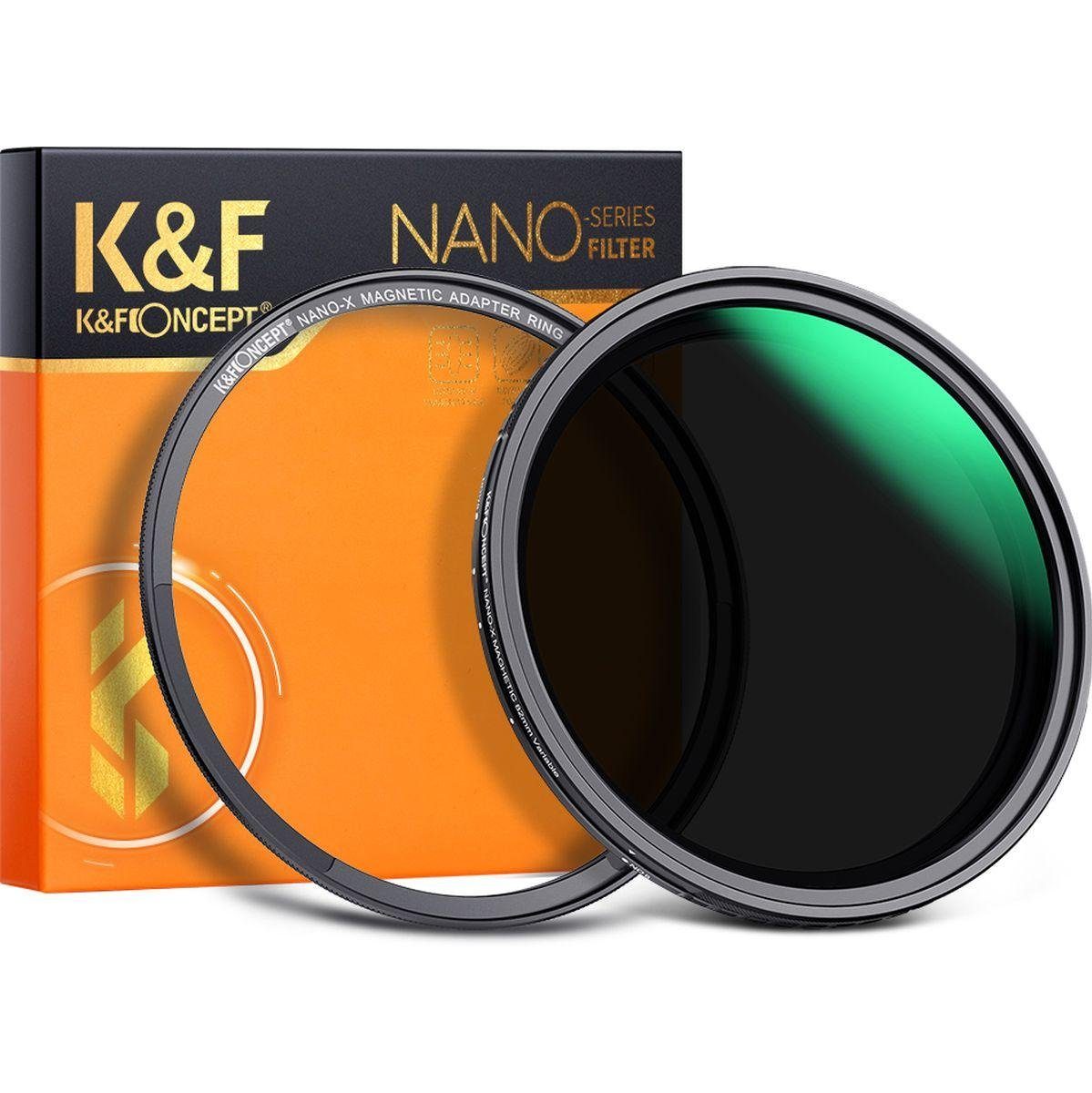 K&F Concept Variabel ND Filter ND8-128 Nano X Magnetic 72mm Objektivzubehör