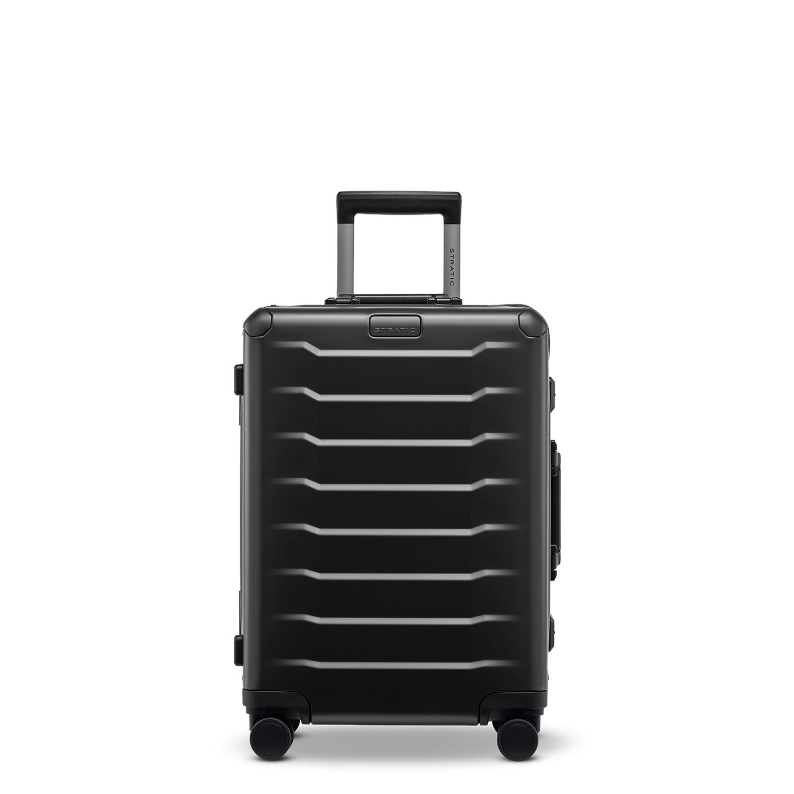Stratic Hartschalen-Trolley PHOENIX ALU - 4-Rollen-Kabinen-Trolley S 55 cm, 4 Rollen