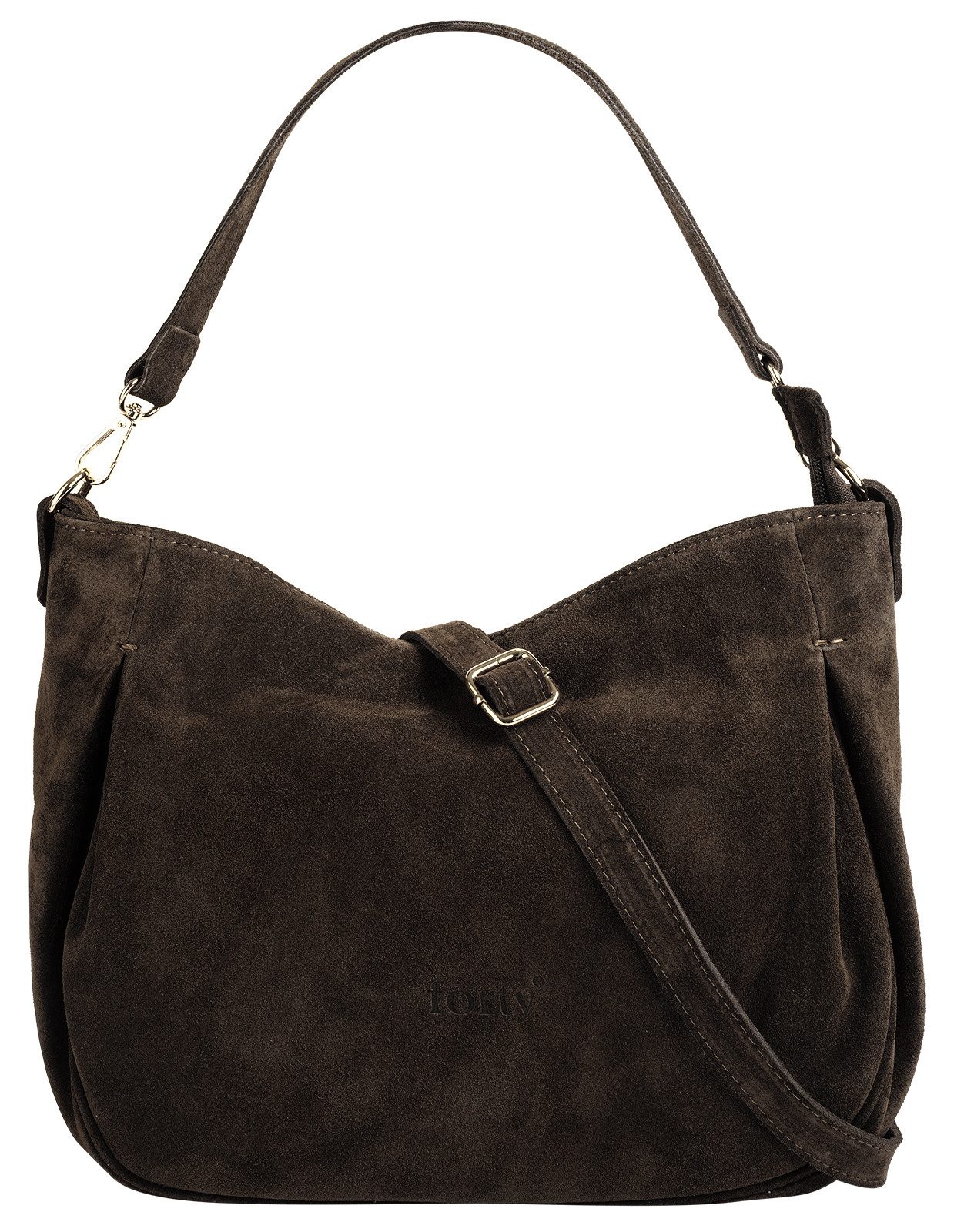 forty° Shopper FORTY° Damen TESAMARA echt Leder, Made in Italy, echt Leder, Made in Italy