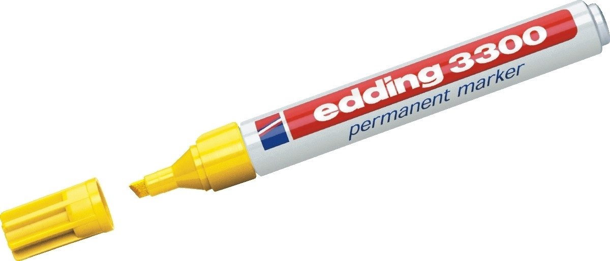 edding Permanentmarker Permanentmarker edding 3300 gelb