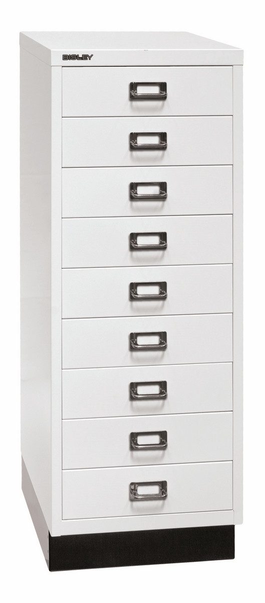 Bisley Aktenschrank MultiDrawer Schubladenschrank in Verkehrsweiß - Maße: H 94 x B 35 x T 43 cm