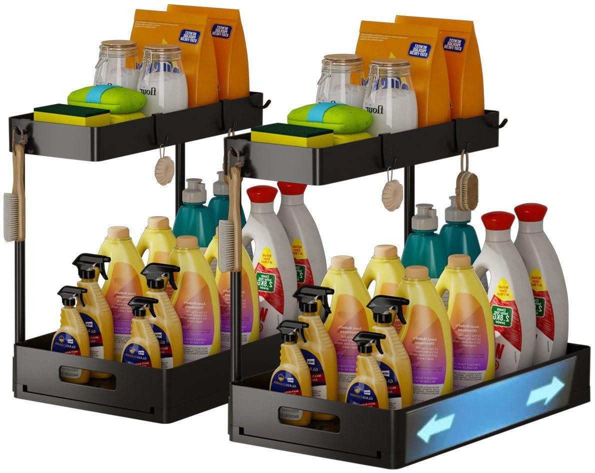 SURFOU Küchenregal Unterschrank Organizer Küchenregal Schrank Küchen Spülbe günstig online kaufen