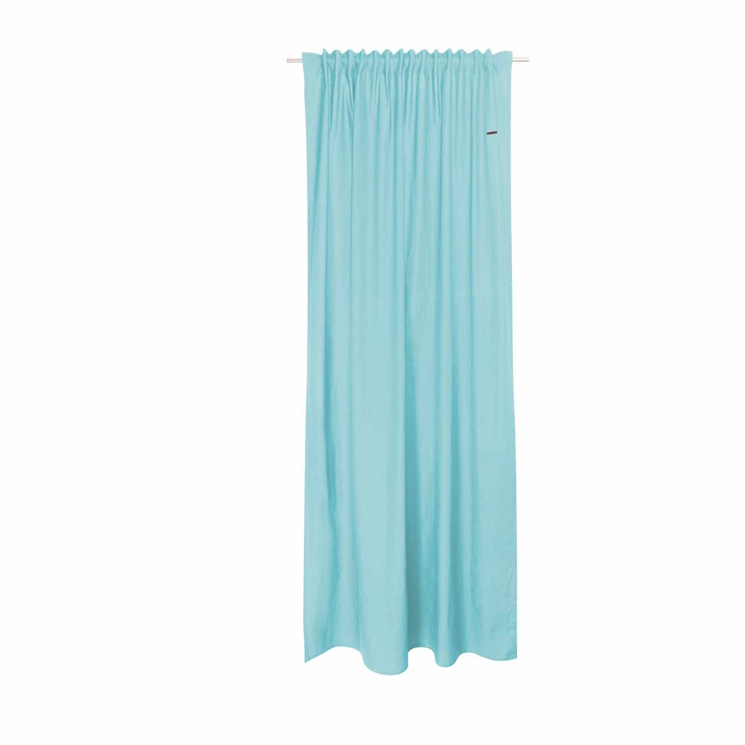 Esprit Vorhang NEO Blickdichter Schlaufenvorhang (1 St), Schlaufe, Baumwolle, 130 x 250 cm in Aqua