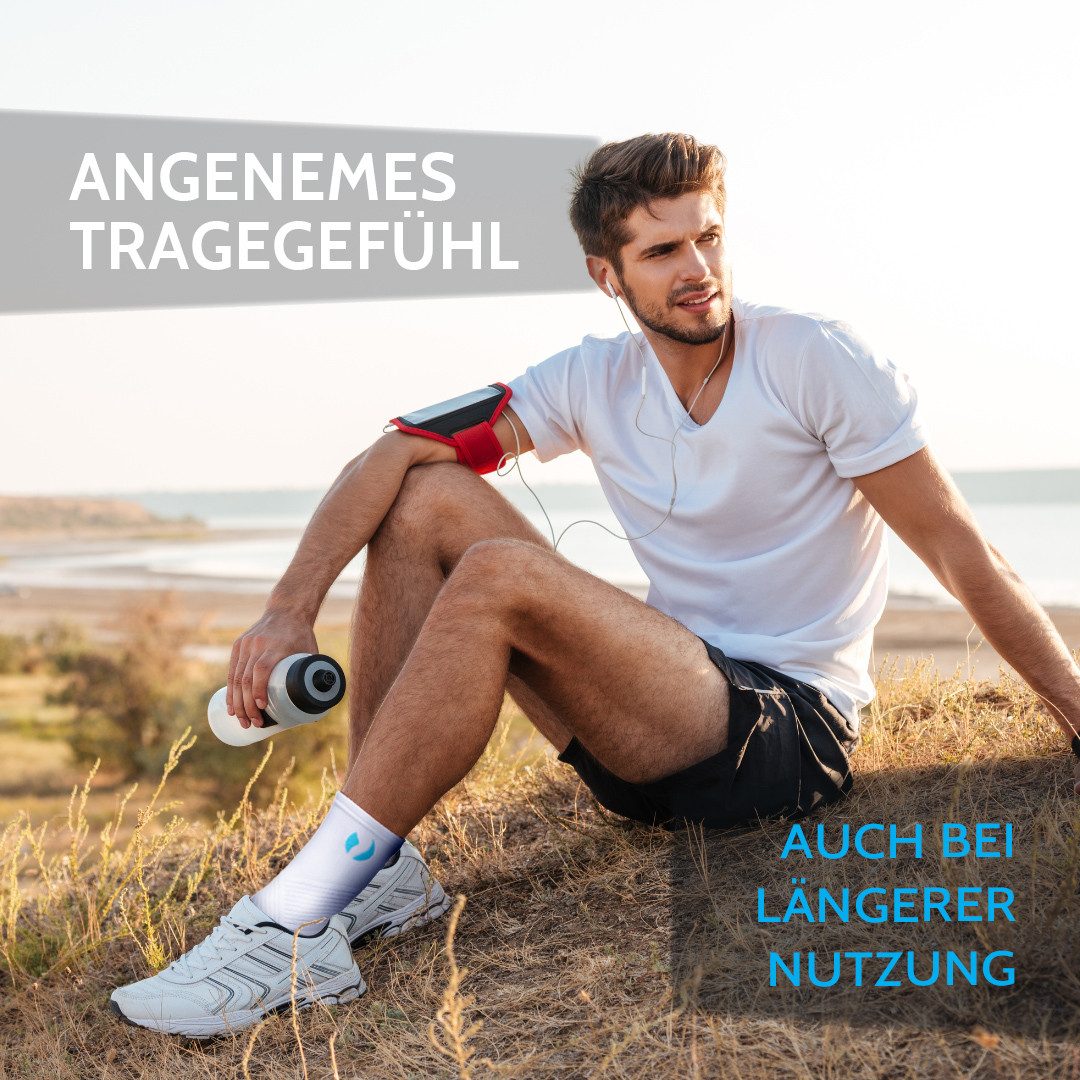 AGILE NOW Sprunggelenkbandage Performance Up, Kompressionssocken (Hochwertige Fußbandage, Fußbandagen, Sprunggelenk Bandage), Knöchelbandage / Sprunggelenkbandagen