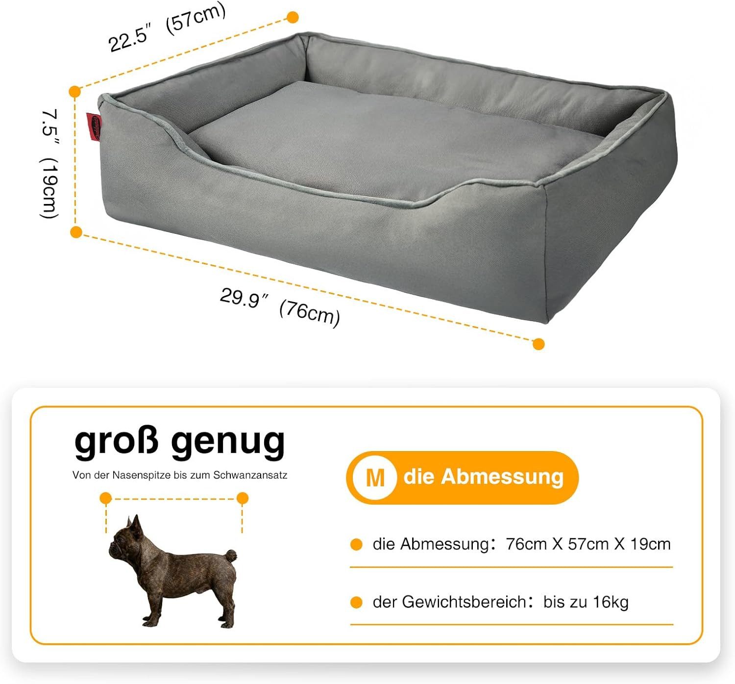 Zedelmaier Hundebett für mittelgroße und große Hunde Hundesofa Hundekissen günstig online kaufen