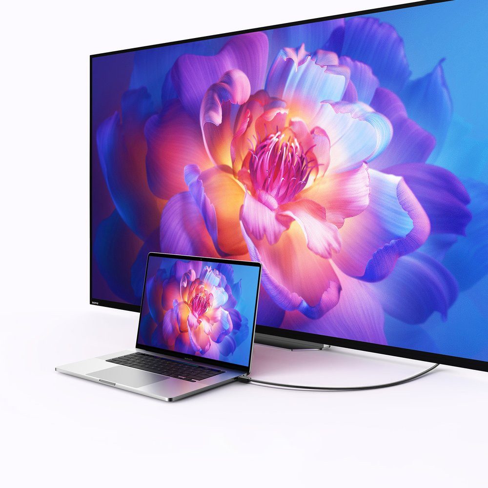 UGREEN HDMI-Kabel Displayport-Kabel HDMI-Kabel, DisplayPort, HDMI Typ A, (3.0 cm), 4K 30 Hz, HDR & 3D, vergoldete Stecker