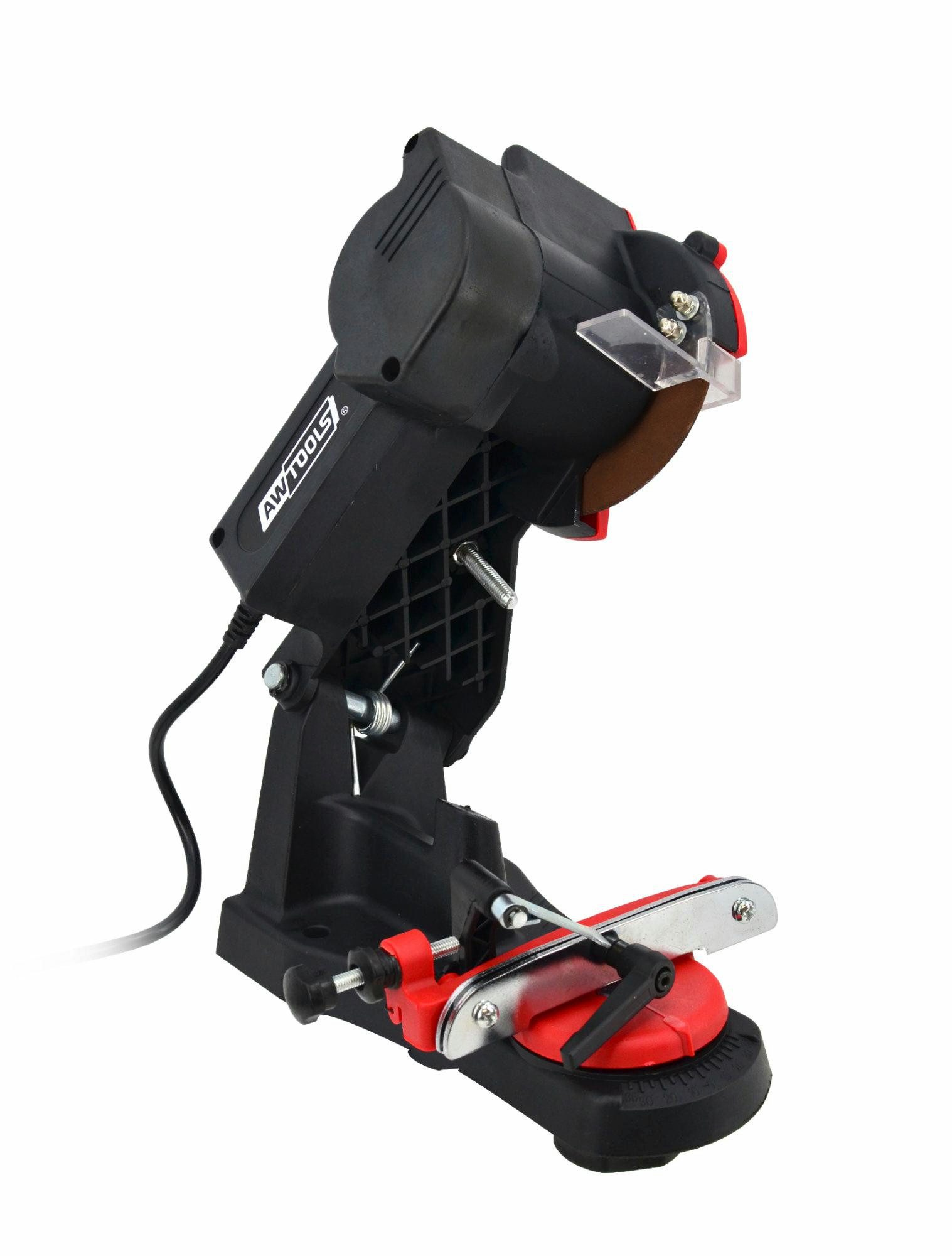 AWTOOLS Sägekettenschärfgerät AWTOOLS Elektrische Kettenschärfmaschine 85W mit verstellbarem