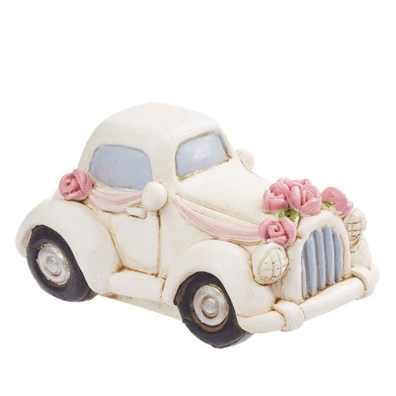 HobbyFun Dekofigur Hochzeits-Auto, ca. 5 cm