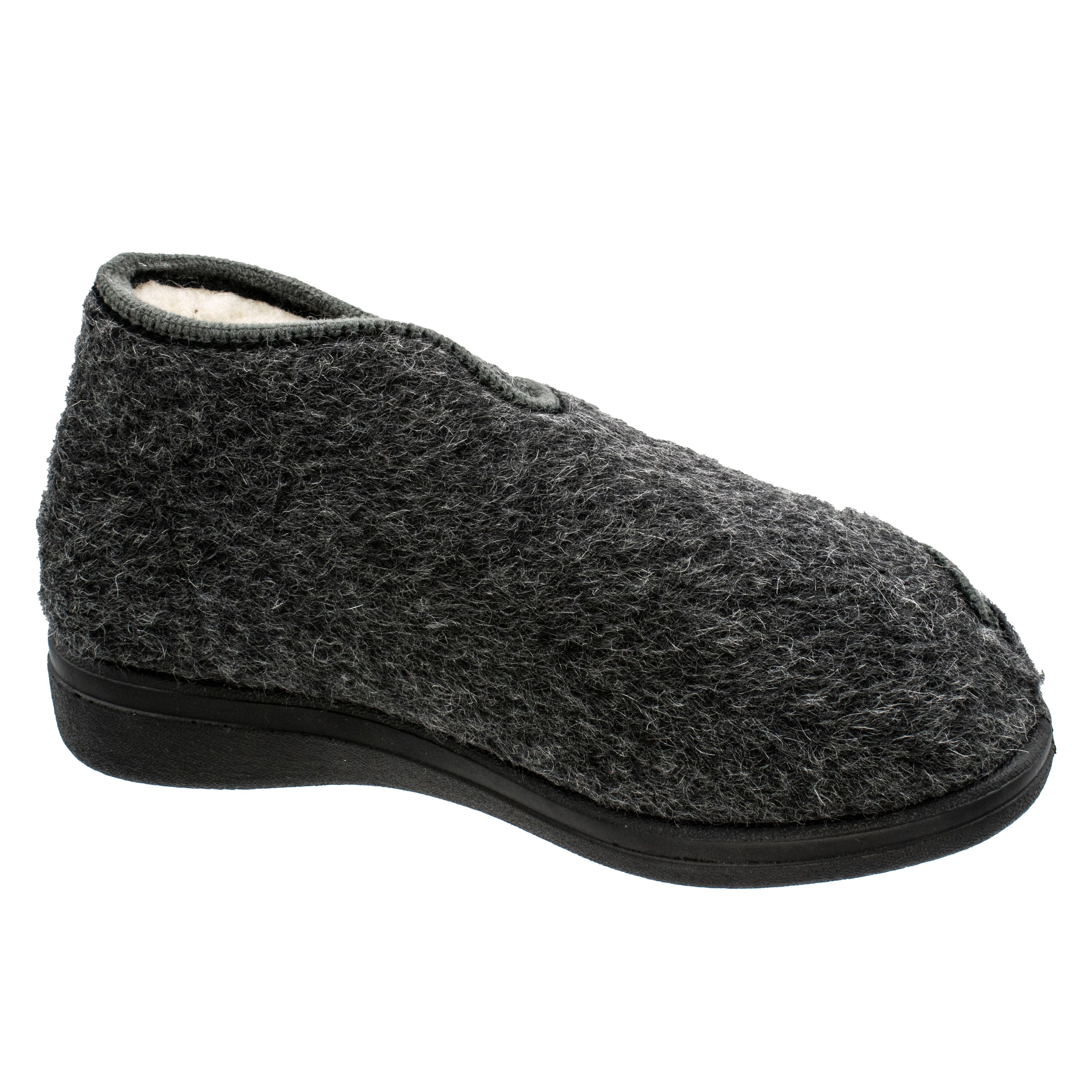 Fischer-Markenschuh Bad Wiessee Hausschuh aus Wollfilz, mit Schurwollfutter, Weite L