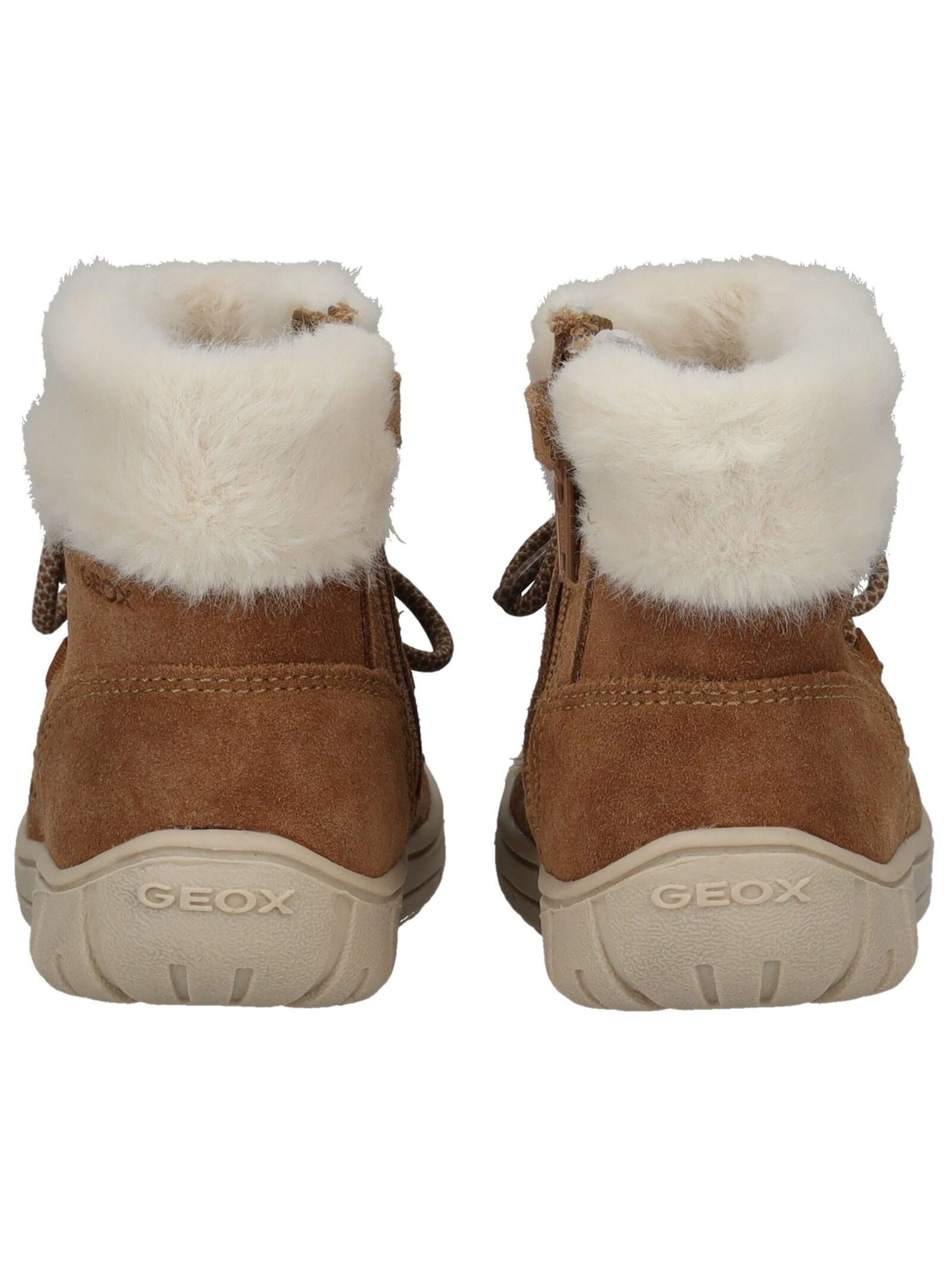 Geox Stiefelette Leder/Textil . Schnürstiefelette