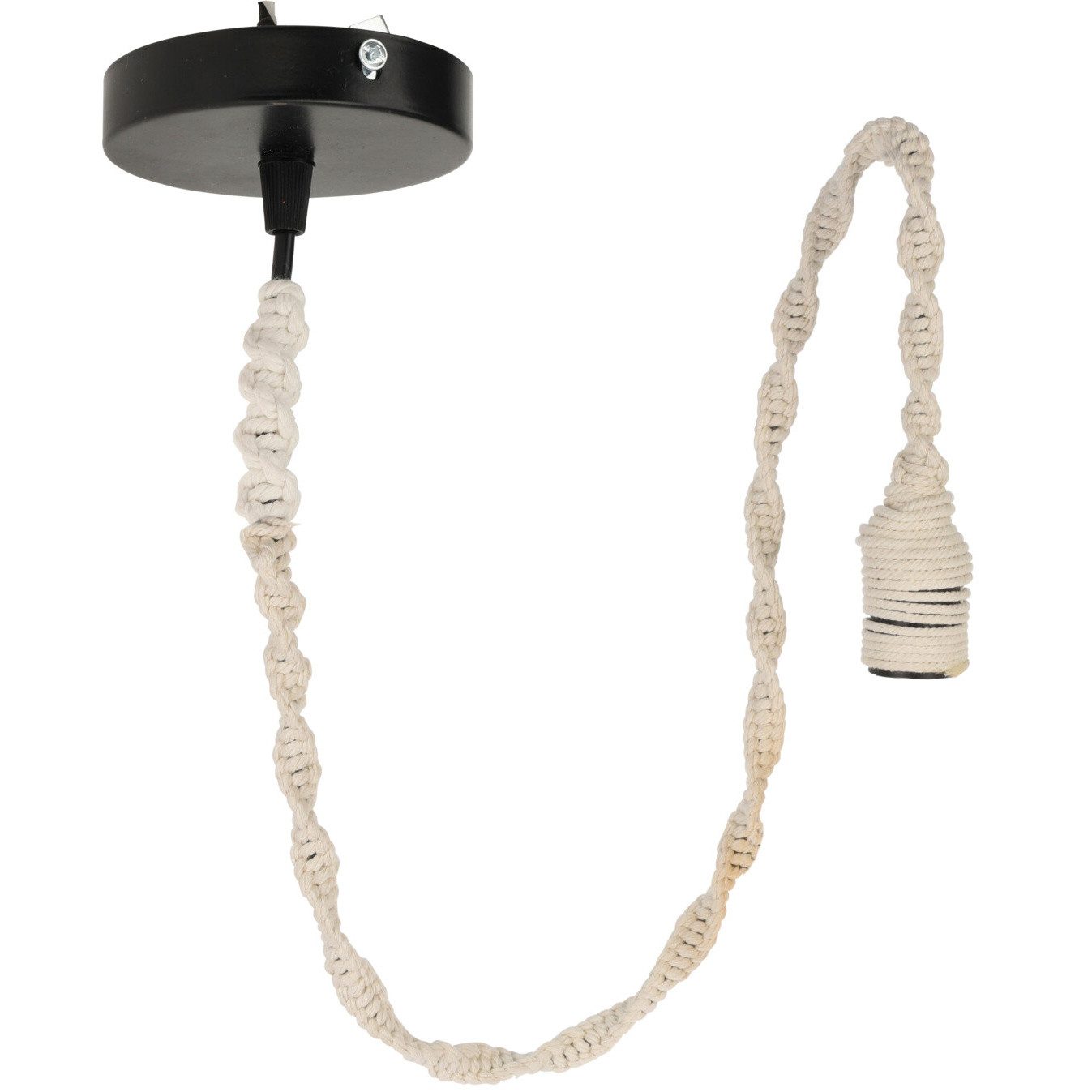Home & styling collection Lampenfassung Deckenlampenfassung mit Kabel, 90 cm