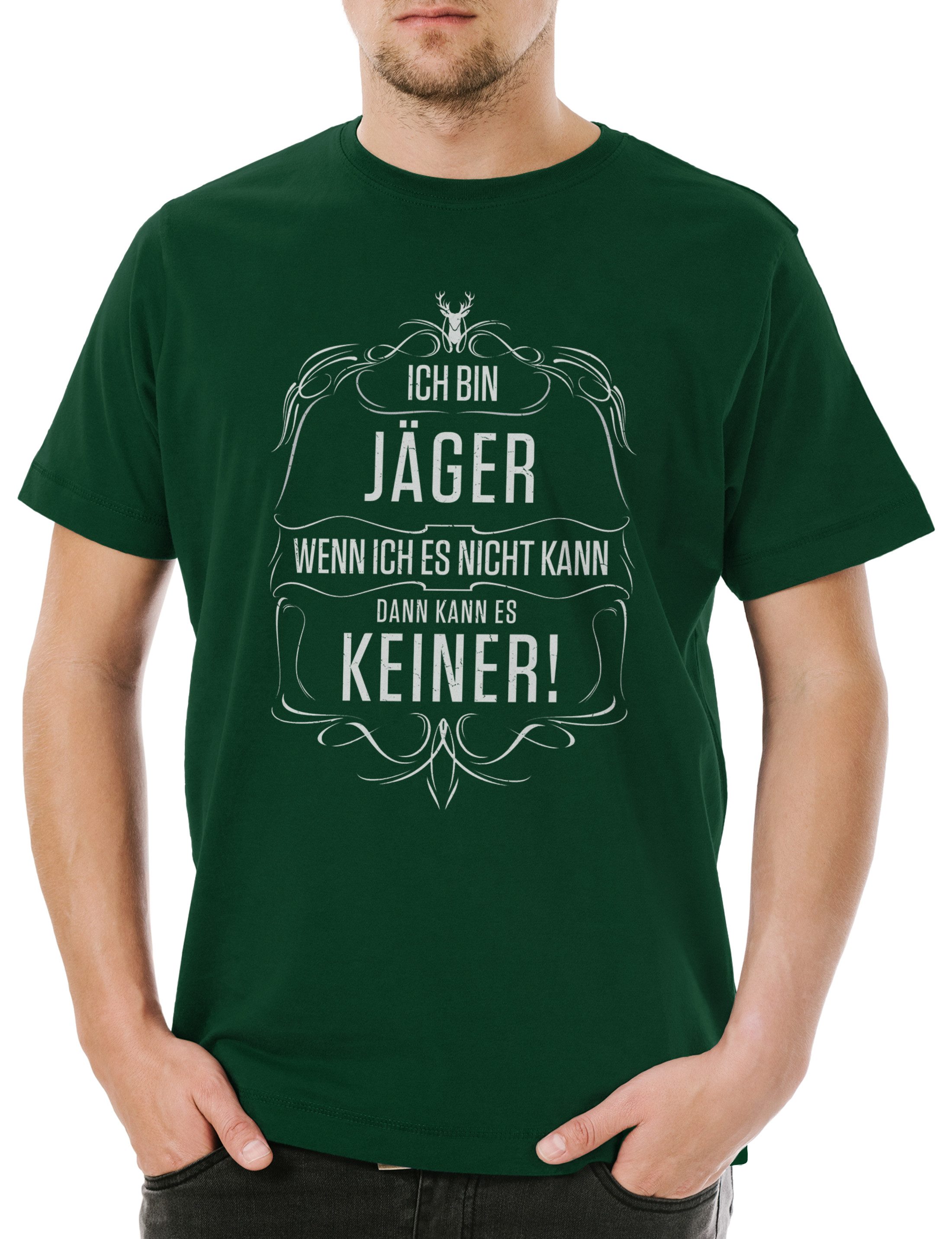 Urban Backwoods Print-Shirt Ich Bin Jäger Herren T-Shirt Jagd Jagen Beruf Hobby Reviermeister (1-tlg) Revier Wild Geschenk Hunter