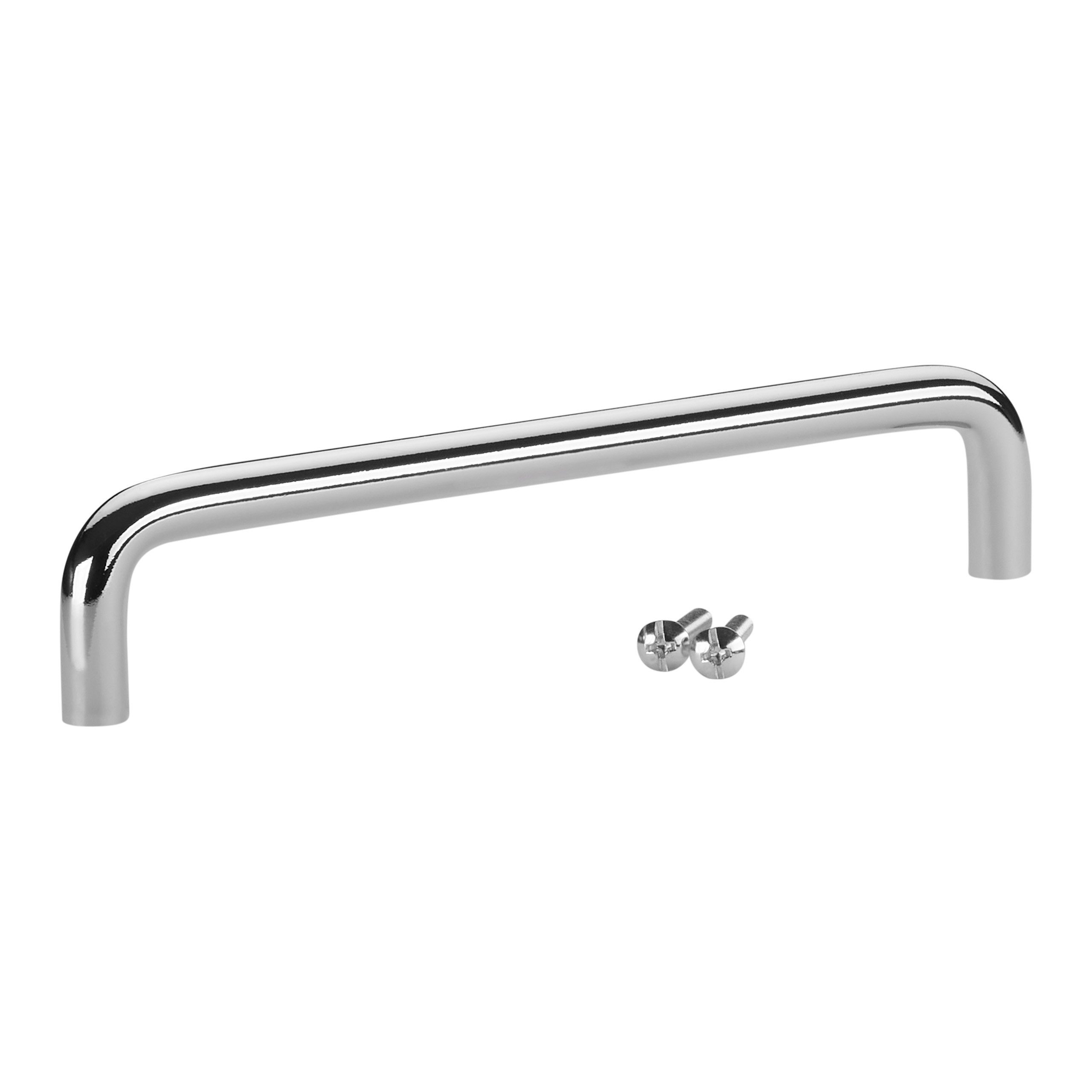 SO-TECH® Möbelgriff Bügelgriff BG03, Durchmesser 10 mm, Lochabstände 64-320 mm, Chrom poliert, Lochabstand 160 mm - inkl. Schrauben