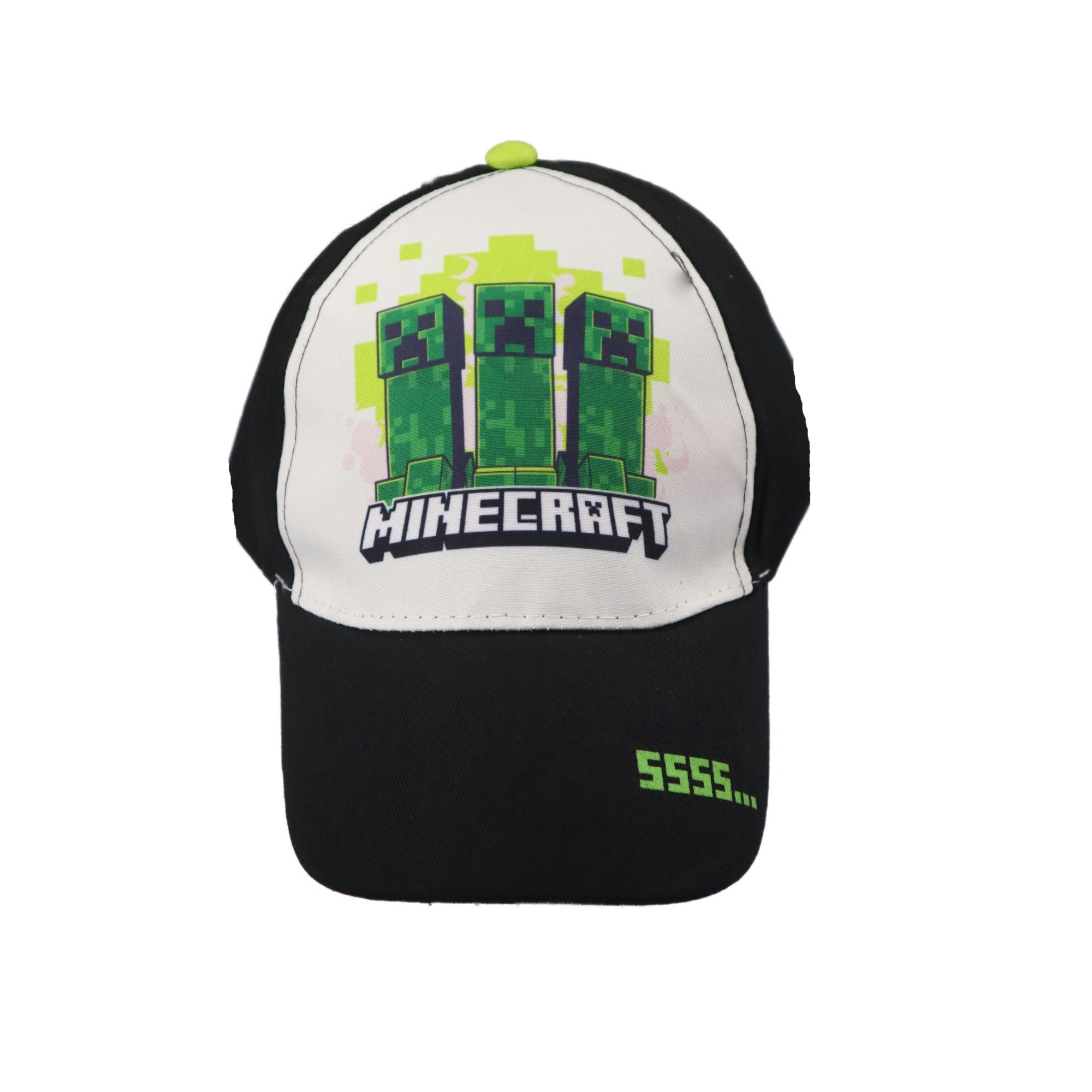 Kinder Gr. Basecap 56 bis für Cap Kappe Creeper 54 Minecraft Minecraft Baseball