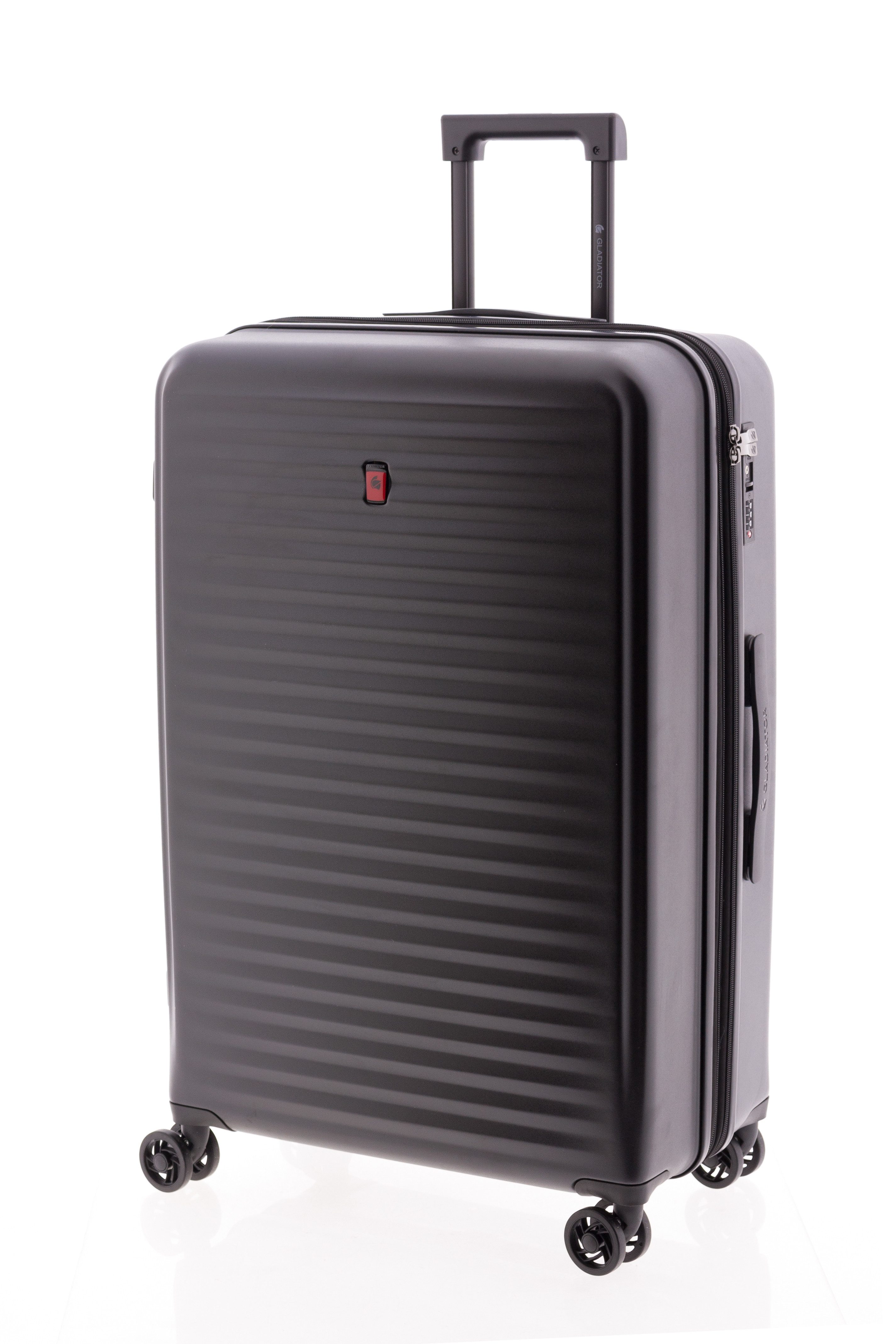 Hartschalen-Trolley 76 cm, 4 Rollen, TSA, Dehnfalte, Polycarbonat, in 3 Farben
