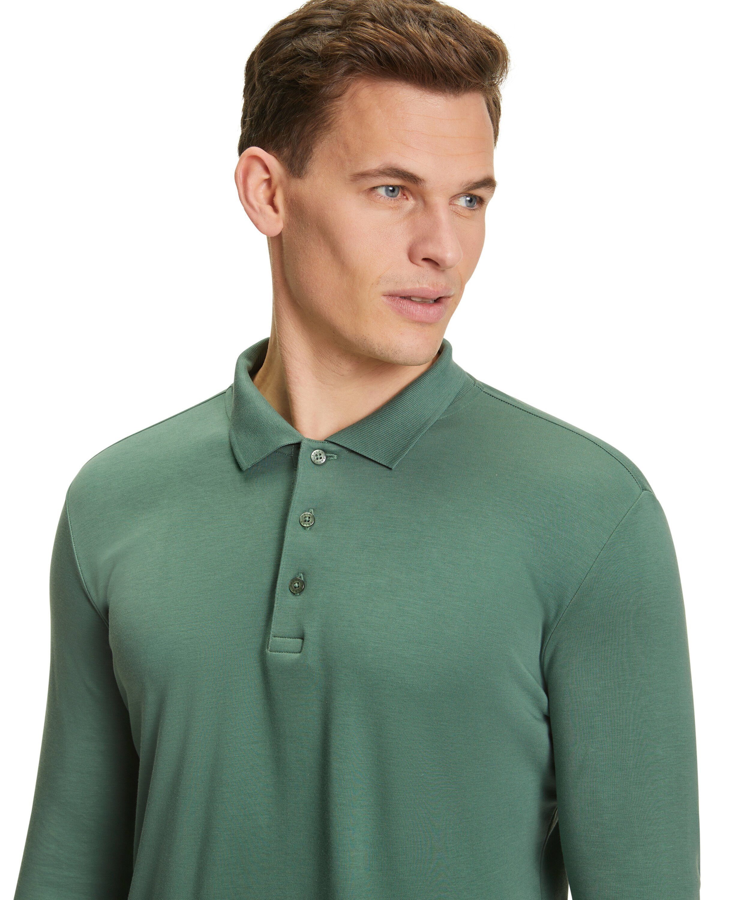 aus hochwertiger Poloshirt (7560) schlamm Pima-Baumwolle FALKE