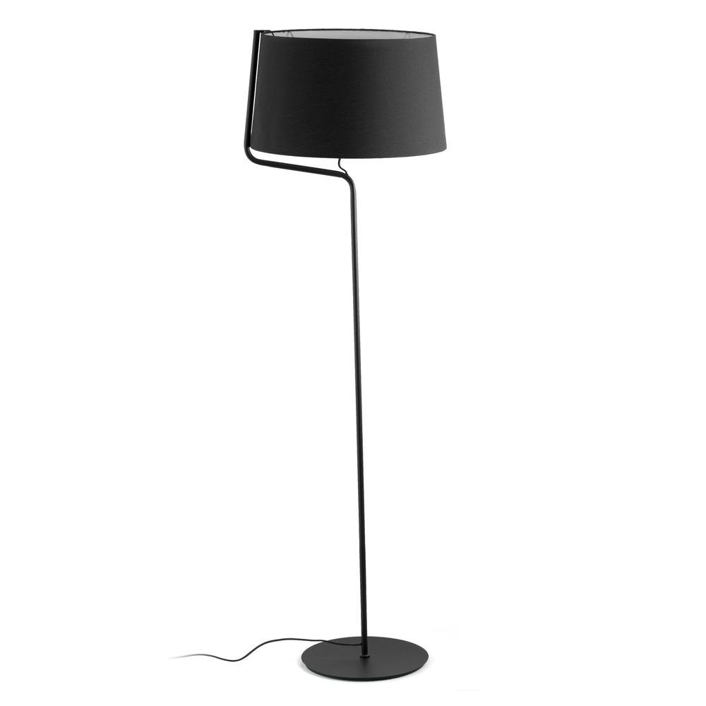 FARO Barcelona Stehlampe BERNIE Schwarz Schwarz