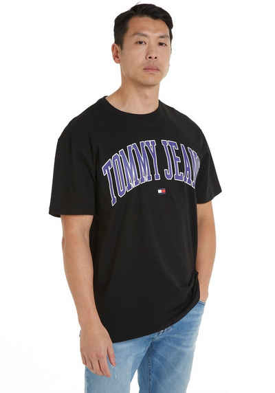 Tommy Jeans Plus T-Shirt TJM REG POPCOLOR VARSITY TEE EXT Große Größen, mit zweifarbigen Markenprint