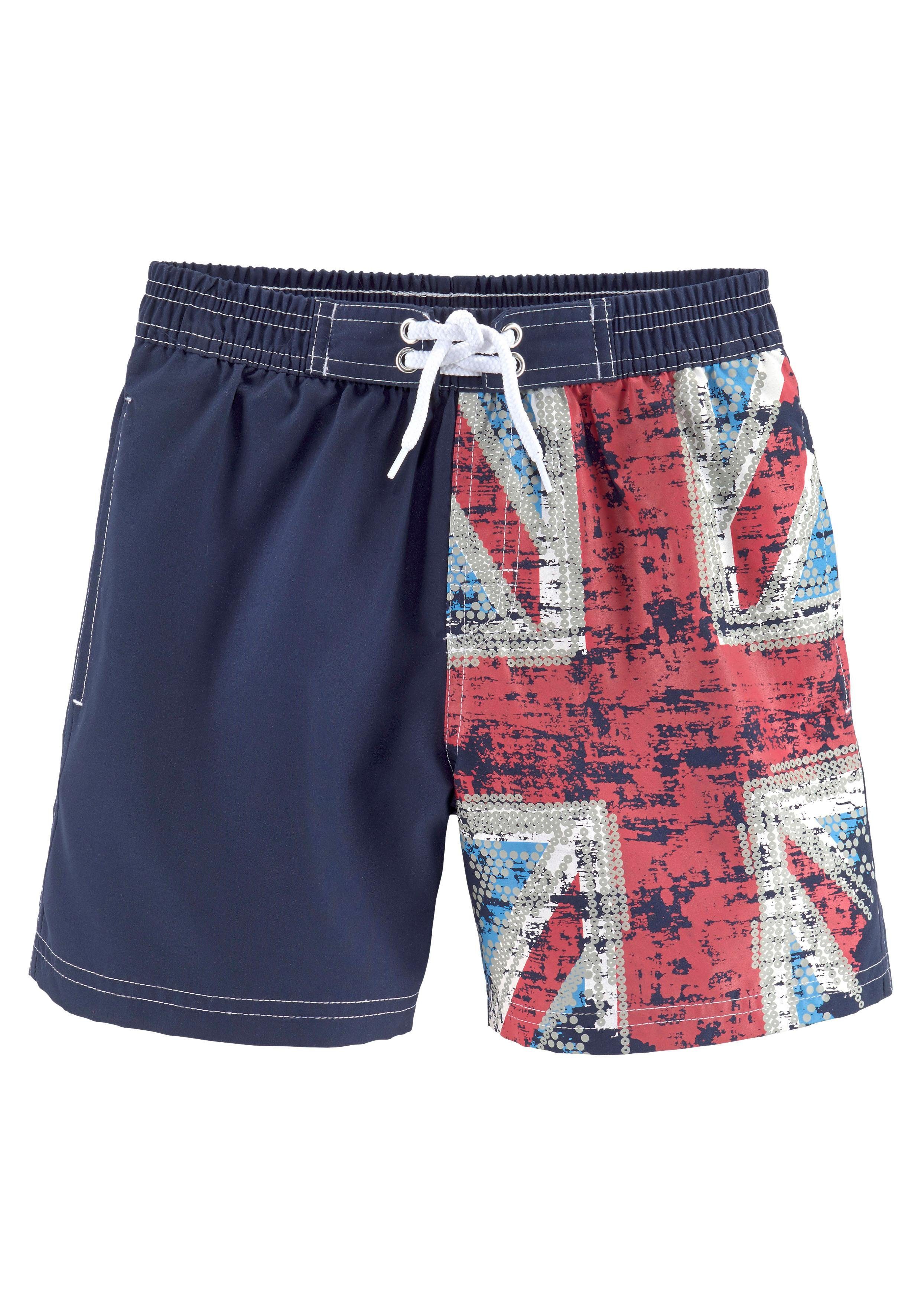 Venice Beach Badeshorts elastischer Bund, mit Innenslip, mit kleiner Innentasche
