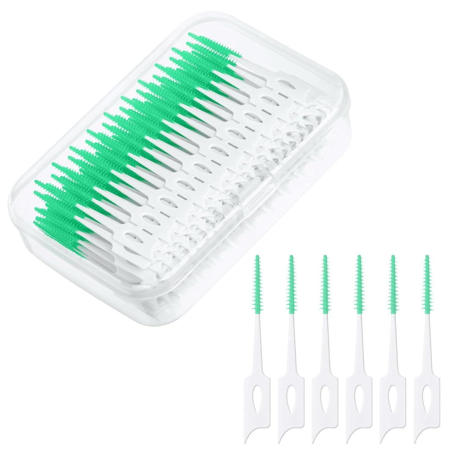 LuxusKollektion Interdentalbürsten Interdentalbürsten 220 Stück Silikon Zahnzwischenraum Tragbarer